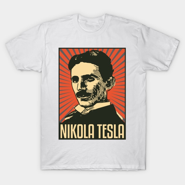 Nikola Tesla T-Shirt by dan89